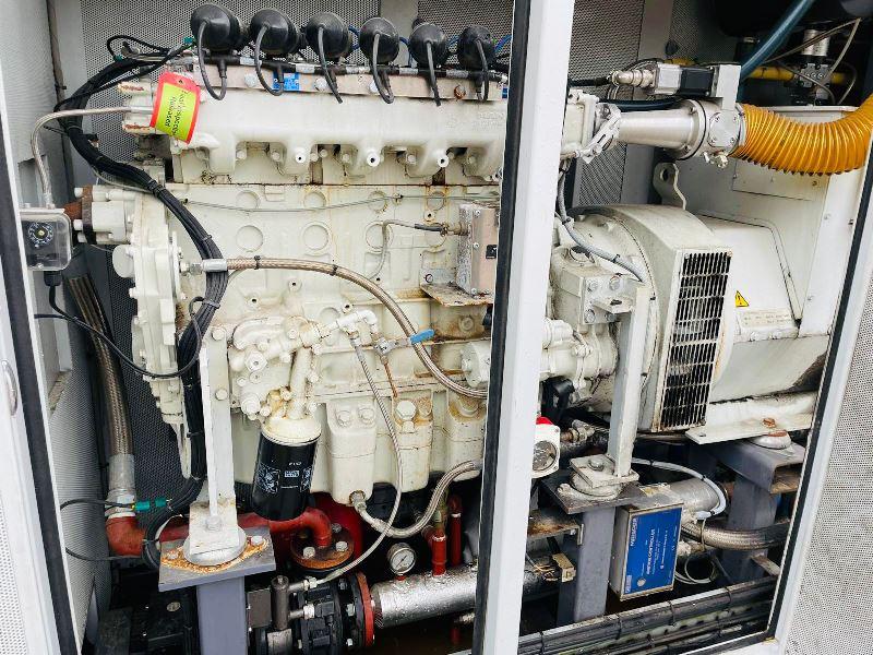 STAMFORD 125KVA 3 PHASE GENERATOR *YEAR 2009* C/W MAN E0836 E302 GAS ENGINE *VIDEO*