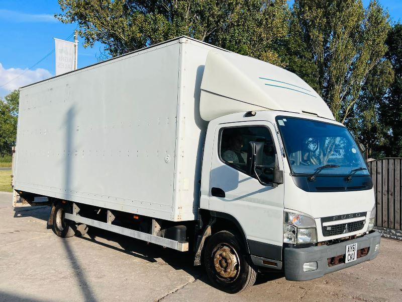 MITSUBISHI FUSO FE85 7.5TON BOX TRUCK *YEAR 2011* C/W HYDRAULIC REAR TAIL LIFT*VIDEO*