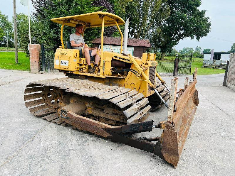 MITSUBISHI BD2P DOZER C/W STRAIGHT BLADE & TILT *VIDEO*