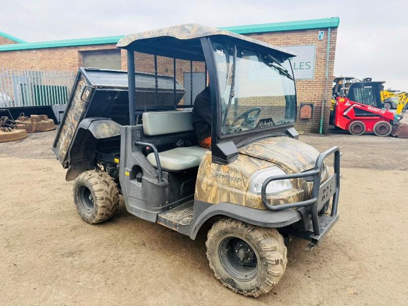KUBOTA RTV900-EU ATV BUGGY*C/W HYDRAULIC TIP*YEAR 2013*VIDEO*