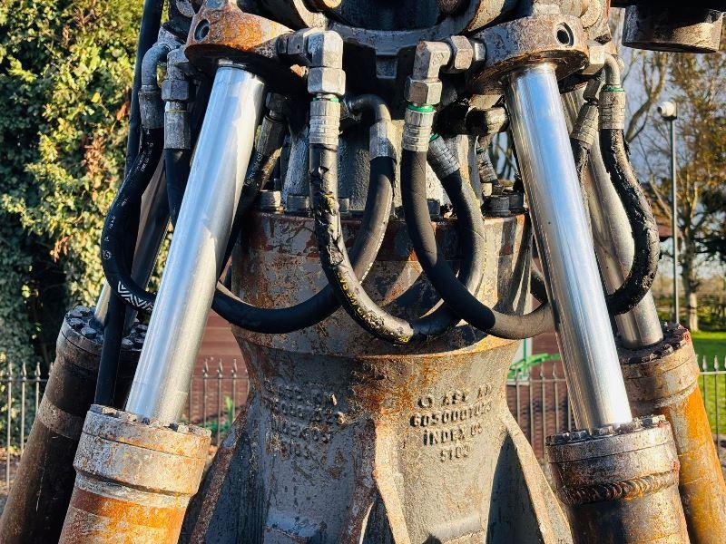 TEREX/FUCHS HDMS 5 TINE ROATING SCRAP GRAB *YEAR 2018, TO SUIT 32 TON* VIDEO*