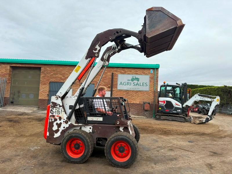 BOBCAT S160 SKIDSTEER*C/W BUCKET*YEAR 2010*VIDEO*