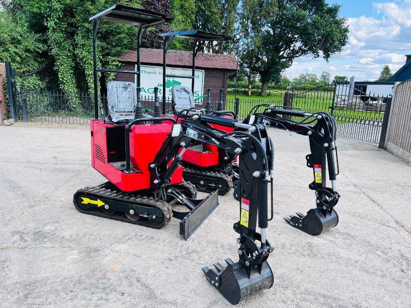 UNUSED JPC PC10 TRACKED EXCAVATOR * YEAR 2023, CHOICE OF 2*VIDEO*