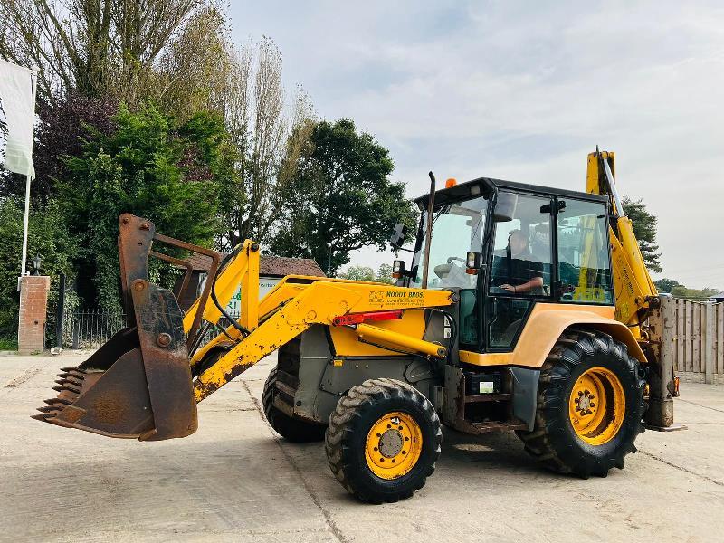 FERMEC 750 4WD BACKHOE DIGGER C/W EXTENDING DIG *VIDEO*
