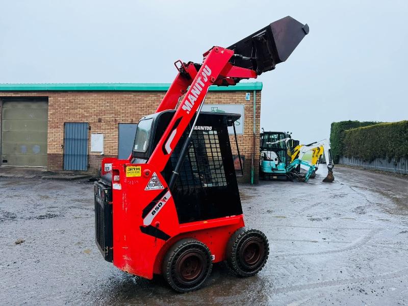 MANITOU 850R SKIDSTEER*C/W BUCKET*ONLY 640 HOURS*YEAR 2022*VIDEO*