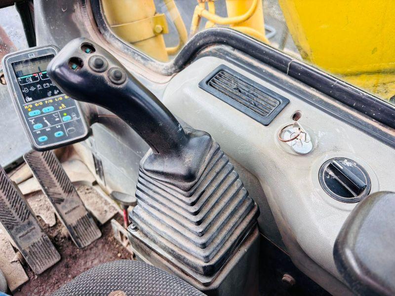KOMATSU PW130ES 4WD WHEELED EXCAVATOR *C/W BUCKET *VIDEO*