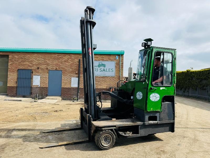 COMBILIFT C4000 DIESEL TRUCK MOUNTED FORKLIFT*C/W FORK POSITIONER*VIDEO*