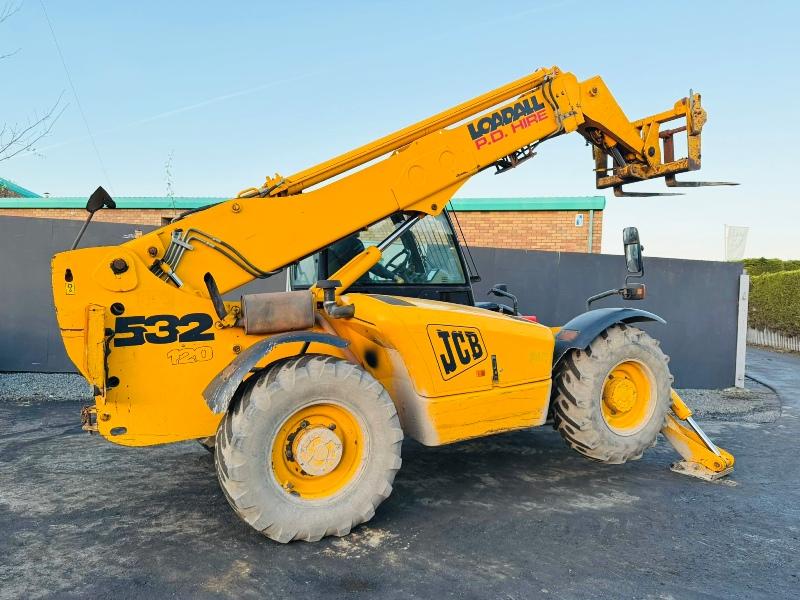 JCB 530-120 TELEHANDLER*C/W JACK LEGS*VIDEO*