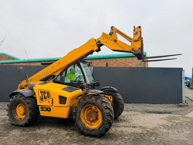 JCB 530-70 4WD TURBO TELEHANDLER*JOYSTICK CONTROLS*VIDEO*