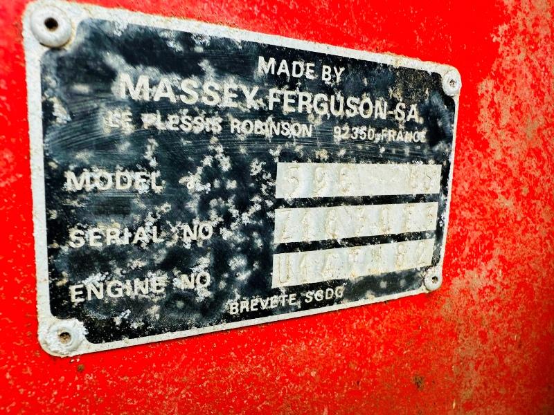 MASSEY FERGUSON 590 2WD TRACTOR*C/W REAR LINKAGE*VIDEO*