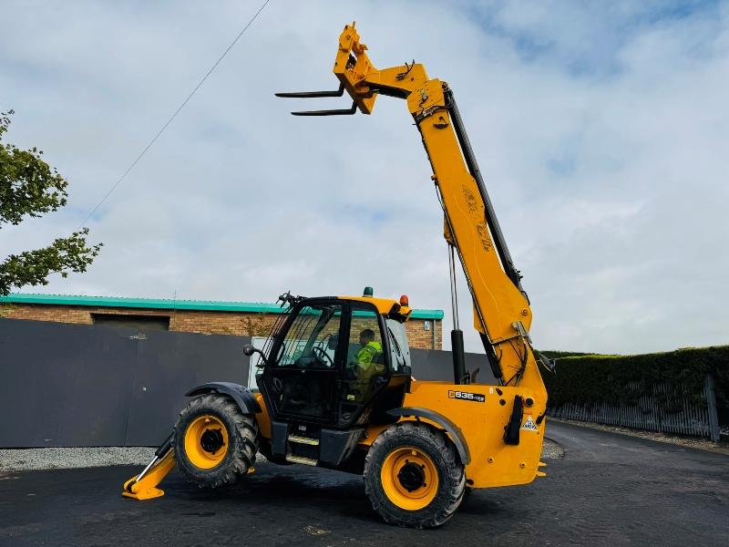 JCB 535-125 HI VIZ TELEHANDLER*C/W JACK LEGS*YEAR 2016*