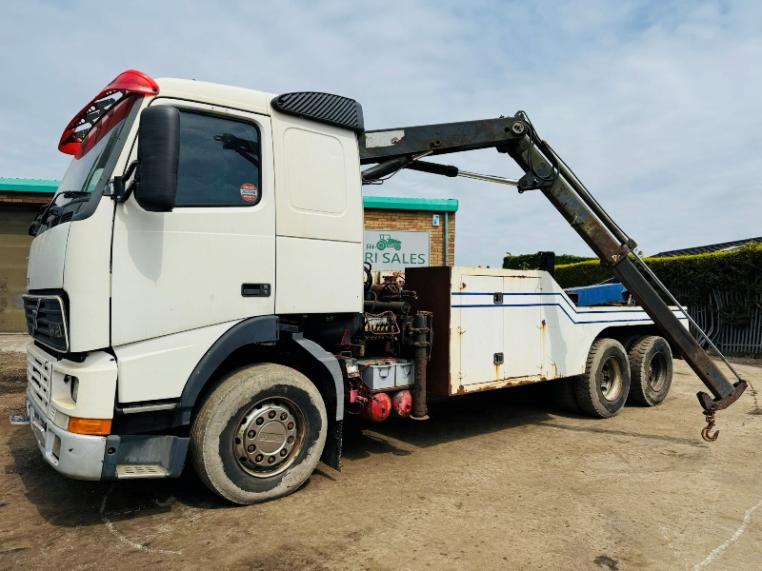 VOLVO FM12 RECOVERY SPEC LIFT*C/W HIAB 071A CRANE*VIDEO*