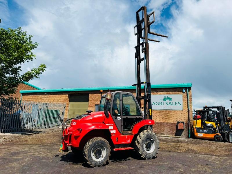 MANITOU M30-4 FORKLIFT*C/W PUH*YEAR 2016*9754 HOURS*VIDEO*