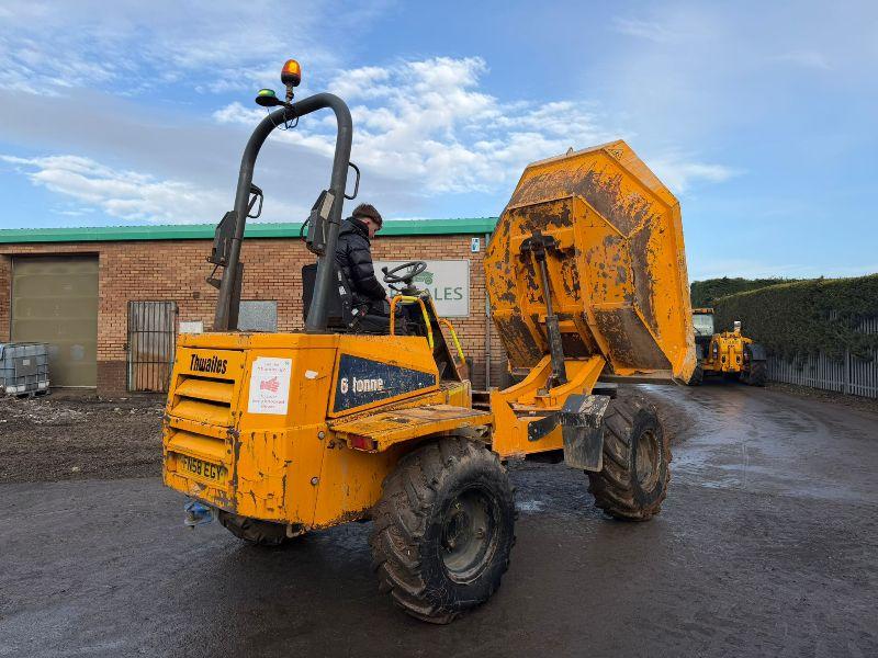 THWAITES MACH666 6 TONNE SWIVLE TIP DUMPER*3628 HOURS*VIDEO*