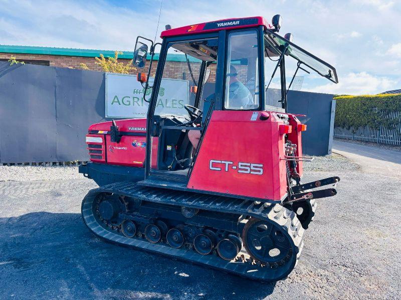 YANMAR CT55 CRAWLER TRACTOR*C/W LINKAGE AND PTO*READING 1276 HOURS*VIDEO*