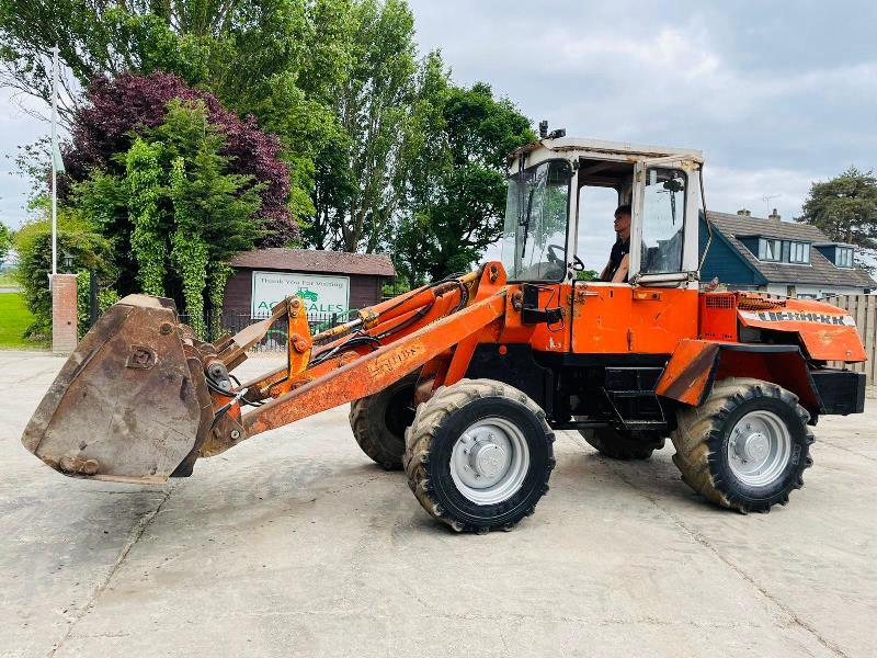 LIEBHERR L508 4WD LOADING SHOVEL C/W TOE TIP BUCKET 