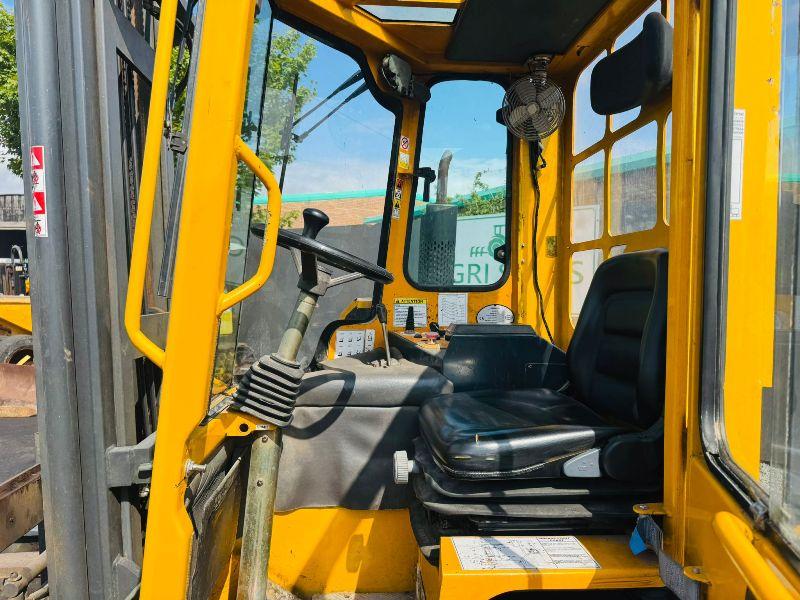 COMBILIFT 4000 DIESEL TRUCK MOUNTED FORKLIFT*C/W FORK POSITIONER*VIDEO*