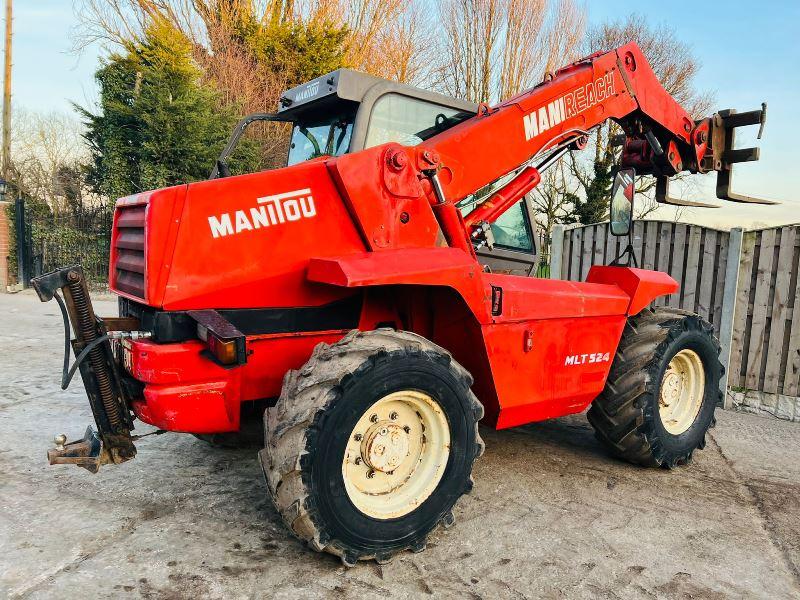 MANITOU 524 4WD TELEHANDLER *AG-SPEC* C/W PICK UP HITCH 