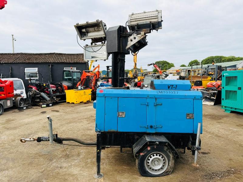 VT1 LIGHTING TOWER *C/W 3 CYLINDER KUBOTA ENGINE*