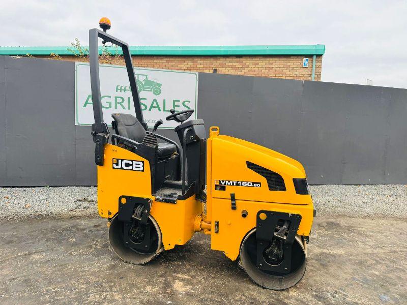 JCB VMT 160-80 DOUBLE DRUM ROLLER*YEAR 2016*VIDEO*