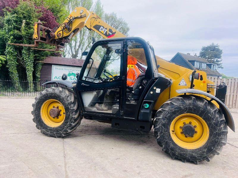 CATERPILLAR TH406AG 4WD TELEHANDLER *AG-SPEC , YEAR 2012* C/W PALLET TINES *VIDEO*