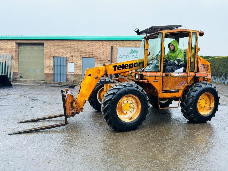 SANDERSON 726 TELEHANDLER*AG SPEC*C/W PALLET TINES*VIDEO*