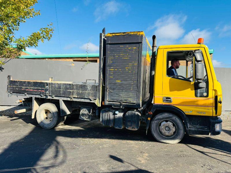 IVECO 75E16 7.5 TONNE TIPPING TRAILER*C/W BEHIND CAB STORAGE*VIDEO*