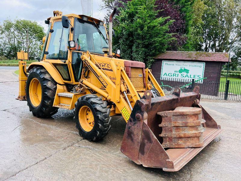 CASE 580SK 4WD BACKHOE DIGGER C/W EXTENDING DIG & 2 X BUCKETS *VIDEO*