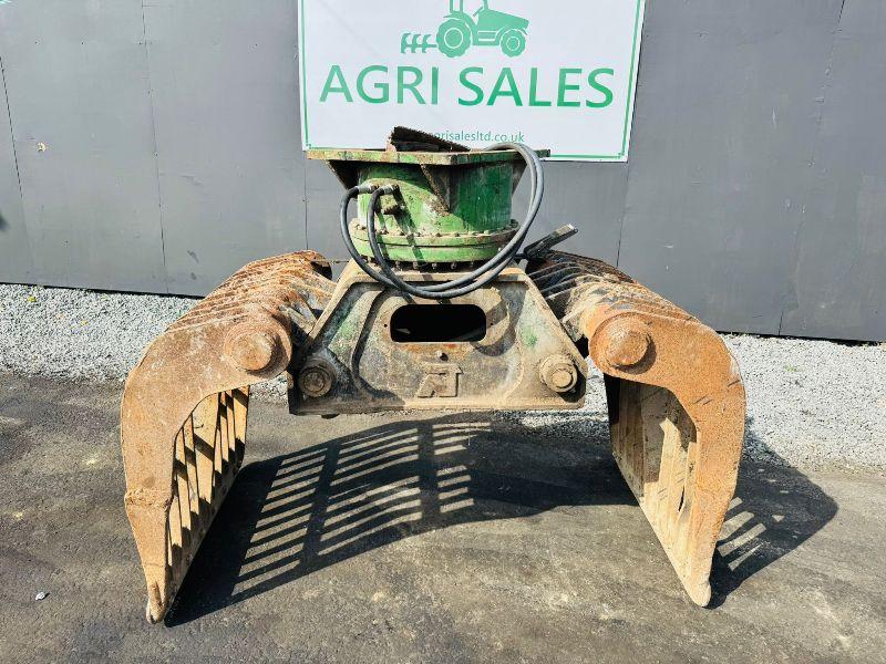 SELECTOR GRAB TO SUIT EXCAVATOR*VIDEO*