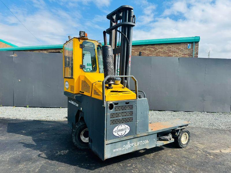 COMBILIFT 4000 DIESEL TRUCK MOUNTED FORKLIFT*C/W FORK POSITIONER*VIDEO*