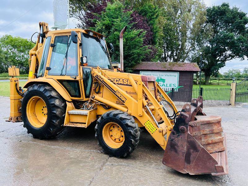 CASE 580SK 4WD BACKHOE DIGGER C/W EXTENDING DIG & 2 X BUCKETS *VIDEO*