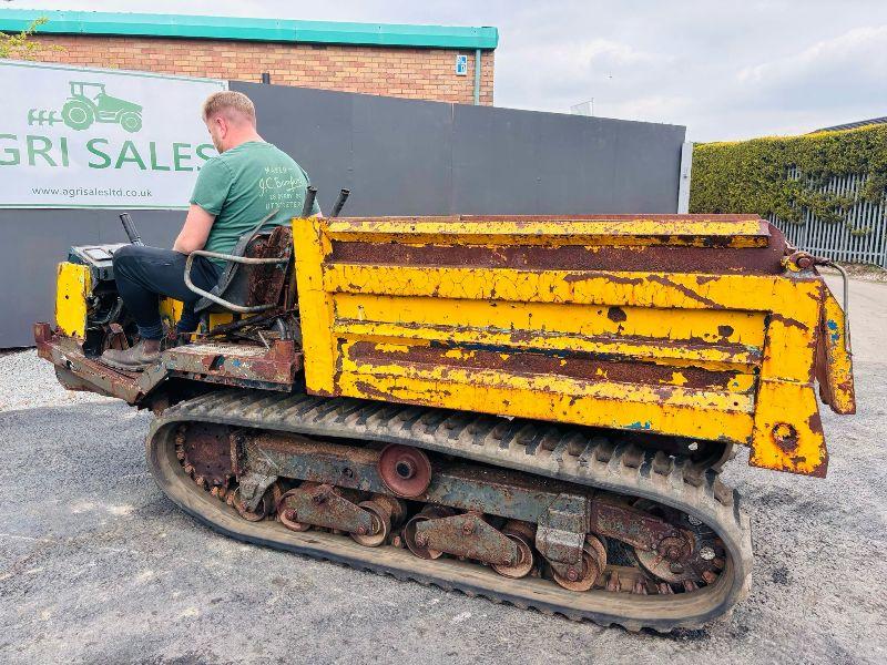 YANMAR 3 TONNE TRACKED DUMPER *C/W HYDRAULIC TIP*VIDEO*