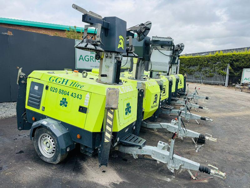 HEIMDALL LIGHTING TOWERS*C/W HYDRAULIC LEGS*YEAR 2015*VIDEO*