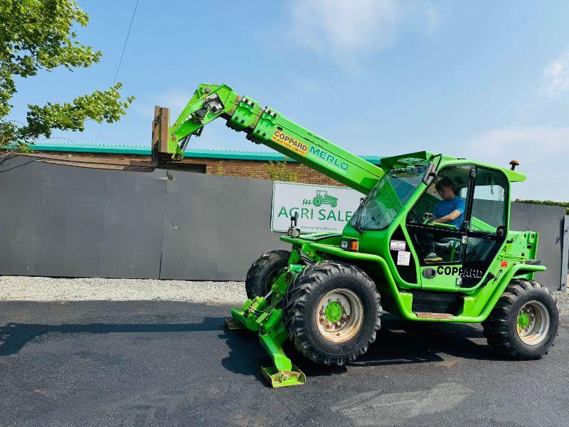 MERLO P38.13 TELEHANDLER*READING 2580 HOURS*C/W PALLET TINES*VIDEO*