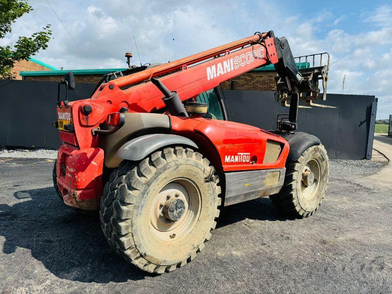 MANITOU MT932 4WD TELEHANDLER *C/W PALLET TINES*VIDEO*