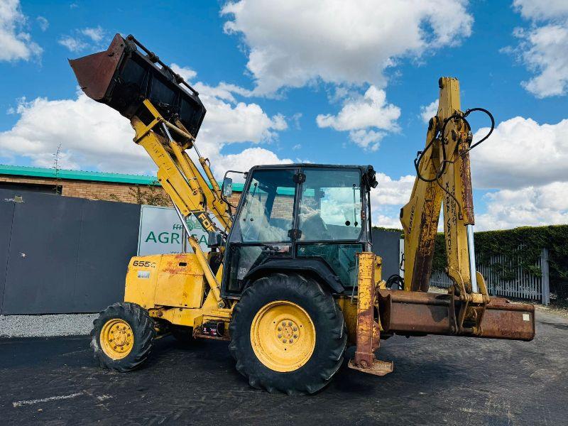 FORD NEW HOLLAND 655C BACKHOE DIGGER*C/W EXTENDING DIG*VIDEO*