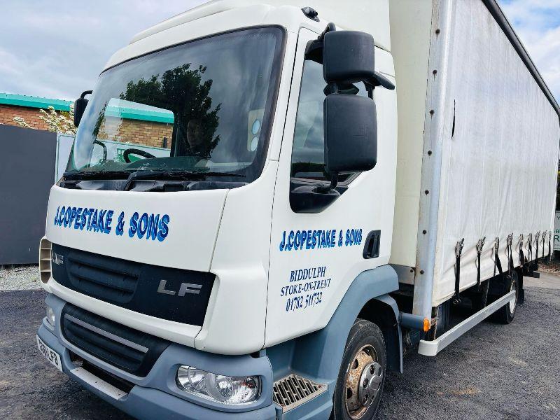 DAF LF45 CURTAIN SIDER LORRY 22FT TRAILER *C/W TUCK AWAY TAIL LIFT*VIDEO*