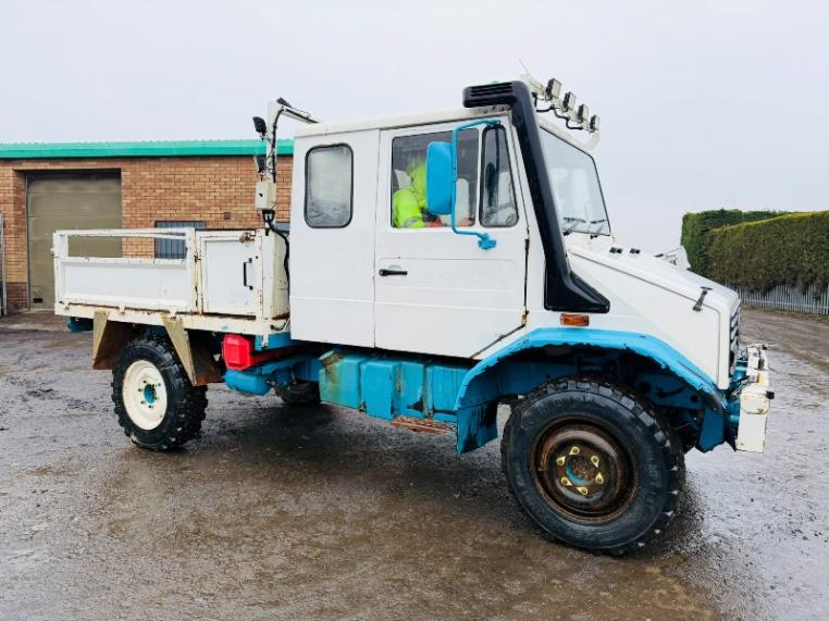MERCEDES-BENZ AG UNIMOG U140L 4X4*C/W DROPSIDE*VIDEO*