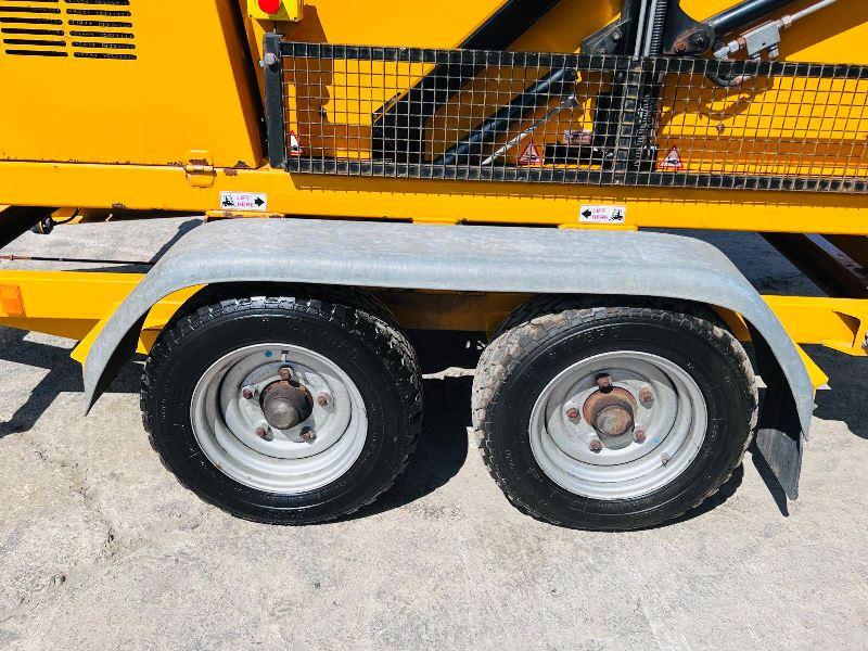 ROADMENDER DBP300 MODEL 1 TWIN AXLE TARMAC HOT BOX *YEAR 2017, 176 HOURS*VIDEO*