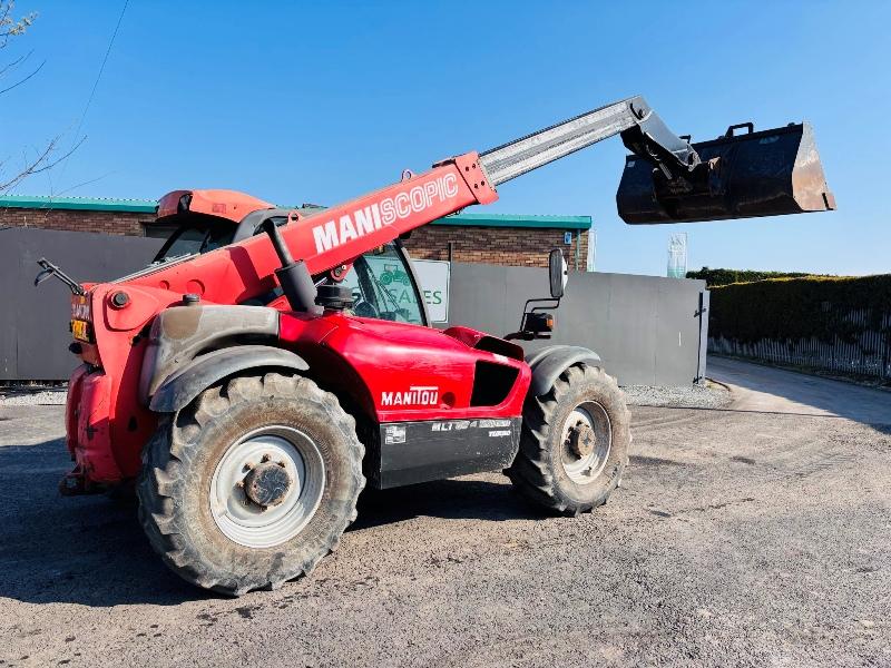 MANITOU MLT 634 TELEHANDLER *C/W BUCKET AND PALLET TINES*VIDEO*