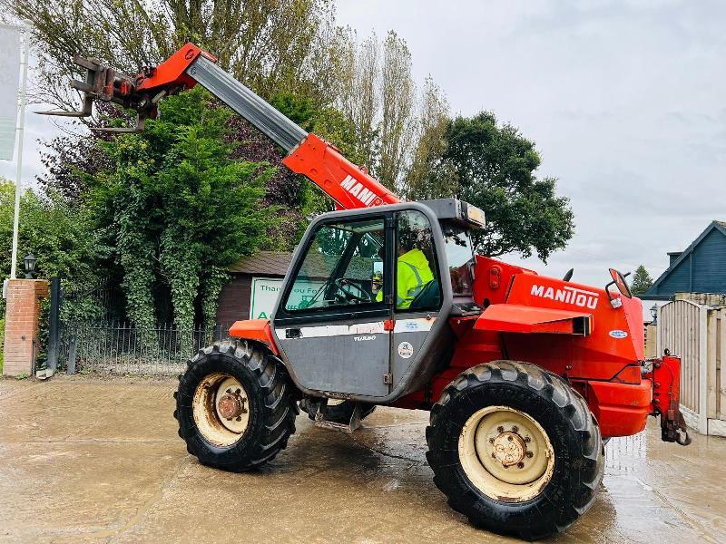MANITOU MLT628T 4WD TELEHANDLER *AG-SPEC* C/W PICK UP HITCH *VIDEO*