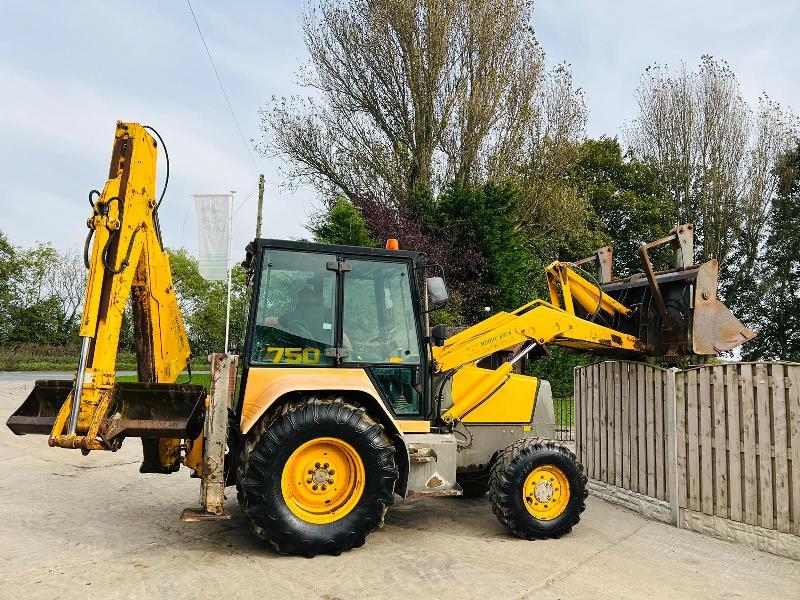 FERMEC 750 4WD BACKHOE DIGGER C/W EXTENDING DIG *VIDEO*