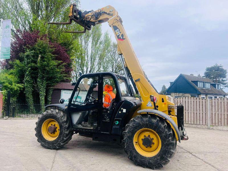 CATERPILLAR TH406AG 4WD TELEHANDLER *AG-SPEC , YEAR 2012* C/W PALLET TINES *VIDEO*