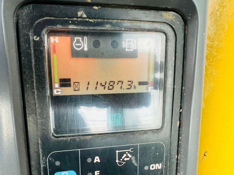 KOMATSU PC228USLC-3 EXCAVATOR * ZERO SWING * C/W DEMOLITION GARUDS *VIDEO*