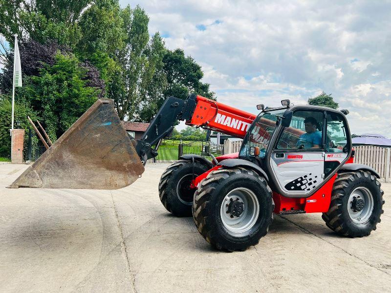 MANITOU MLT932 4WD TELEHANDLER * 9 METER REACH * C/W TINES & BUCKET*VIDEO*