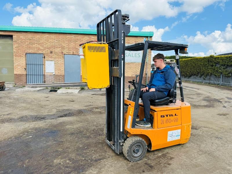 STILL R50-15 FORKLIFT*C/W CHARGER*VIDEO*