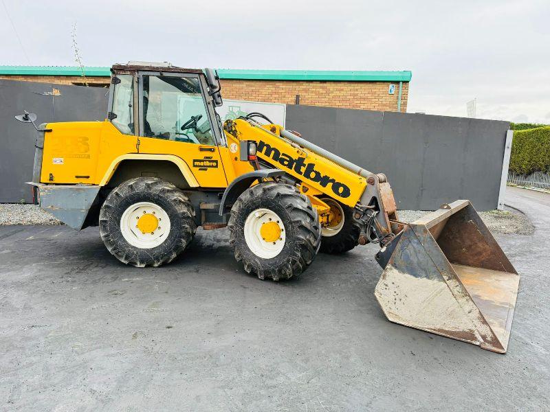 MATBRO TR200 4WD TELEHANDLER *C/W PIN AND CONE HEAD STOCK & BUCKET*VIDEO*
