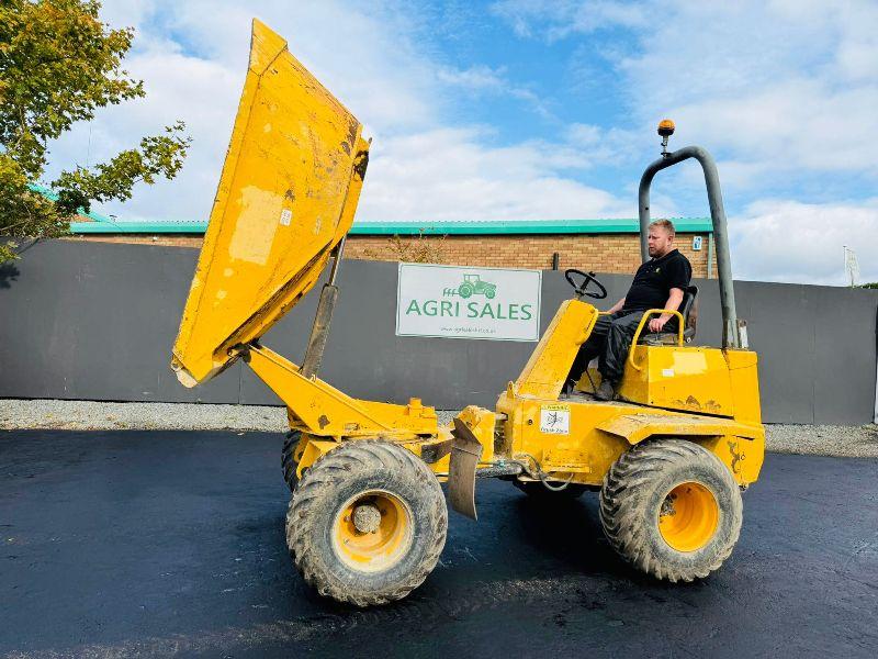 THWAITES 3 TONNE SWIVEL TIP DUMPER*1 OWNER FORM NEW*VIDEO*