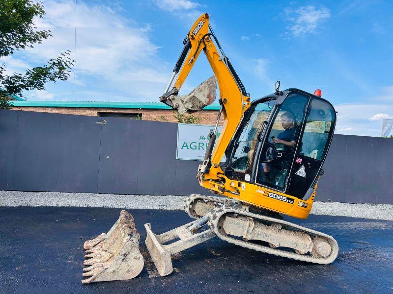 JCB 8025 ZTS TRACKED EXCAVATOR *YEAR 2020*C/W 4 BUCKETS*VIDEO*