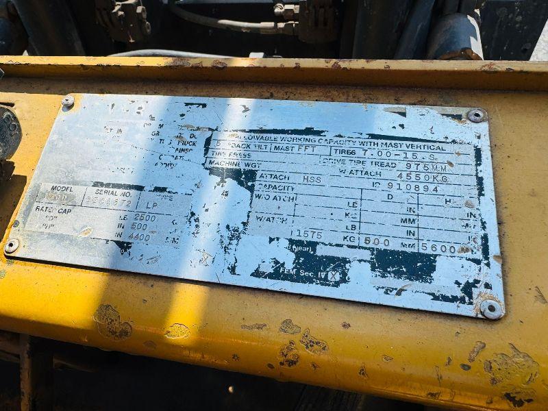 CAT V50D GAS FORKLIFT *C/W SIDESHIFT*VIDEO*